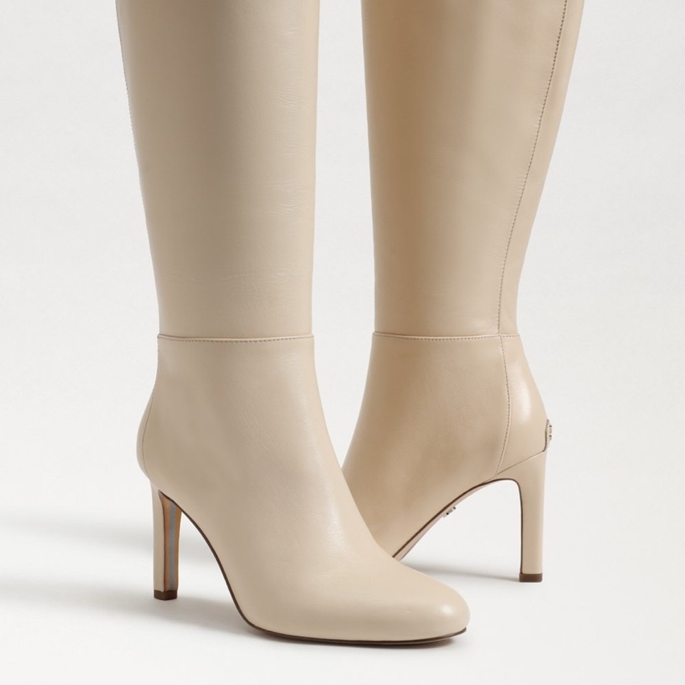 Sam Edelman Shauna Boots
Cream colour size 9.5 
Never been worn.